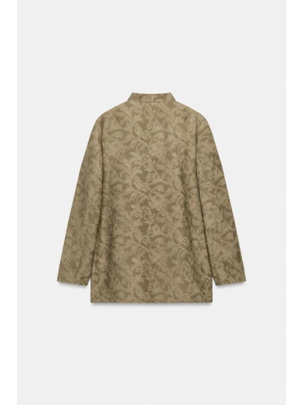 ZARA ZW COLLECTION JACQUARD FIREMAN CLASP BLAZER - Picture 5 of 6